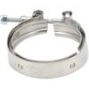 2Pcs Turbo Exhaust Outlet V Band Clamp, High Hardness Tube Turbo Outlet Clamps, Exhaust Pipes Connection for Car OEM 3903652