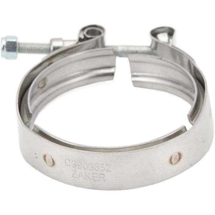 2Pcs Turbo Exhaust Outlet V Band Clamp, High Hardness Tube Turbo Outlet Clamps, Exhaust Pipes Connection for Car OEM 3903652