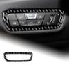 AIRSPEED Real Carbon Fiber Car Headlight Switch Trim Frame Decal for Toyota GR Supra A90 A91 MK5 DB Stylish Interior Panel (2019-2025) - (Black)