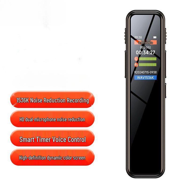 

Portable Smart Voice Recorder with Noise Reduction and Long Standby 256GB [20-Year Free Replacement]