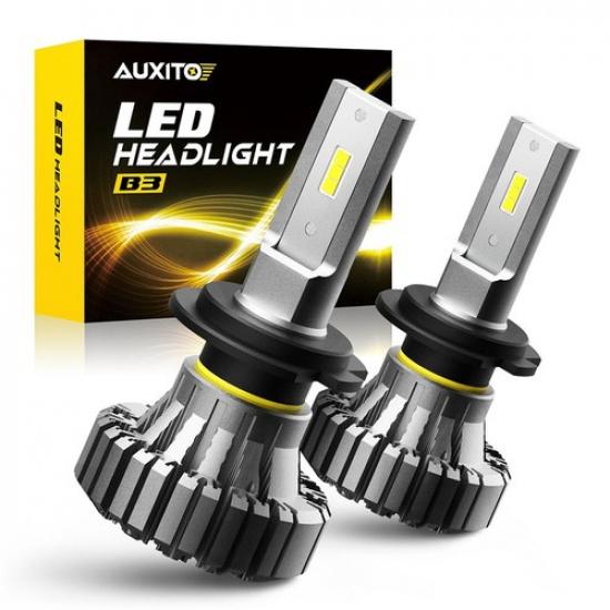 2X 20000LM H7 CSP LED Headlight Kit High Beam Light Bulbs White High Power B3 EC