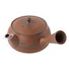 Red Lacquered Refreshing for Roasted Green and Brown Rice Made In Tk002 Tokoname-yaki Teapot, Tosen, Lines, 310ml, Mesh, Deep-steamed Tea, Tea, Tea,