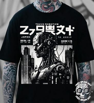 Japanese Robot T-Shirt: Vintage Tokyo Robotics Design