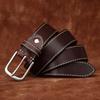 Pásek Pánské Retro první vrstva hovězí kůže Móda Univerzální Běžné Džíny Pásek Pánské