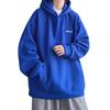 Men's Retro Oversized Fleece-Lined Hoodie - Autumn/Winter Style