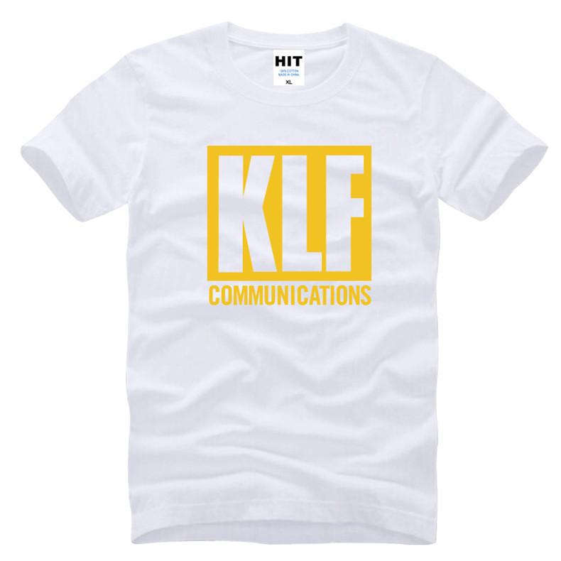 The KLF Communications T Shirts Unisex New Fashion T Shirt Short Sleeve Cotton Oneck Tshirt Tee