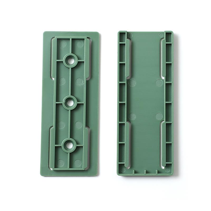 Punch-Free Socket Holder: Traceless, Detachable Wall Mount with Strong Self-Adhesive Hook for Bedroom and Study