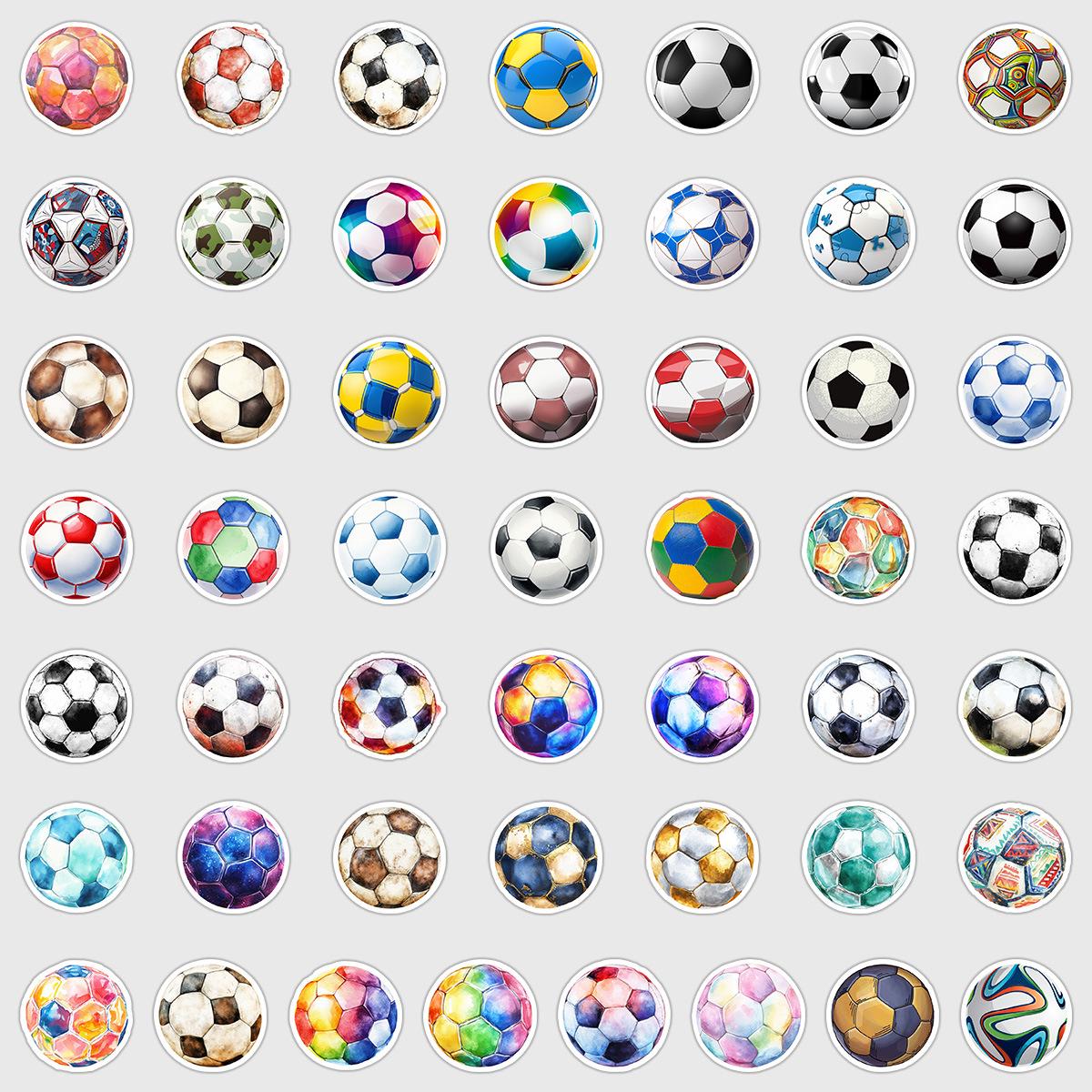 

50 Cool Soccer Graffiti Stickers for Water Bottles, Phones, and Suitcases - Waterproof DIY Decals