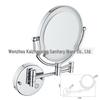Wall-Mounted LED Touch Makeup Mirror with Recessed Wiring, Telescopic Fold, for Hotel Bathrooms