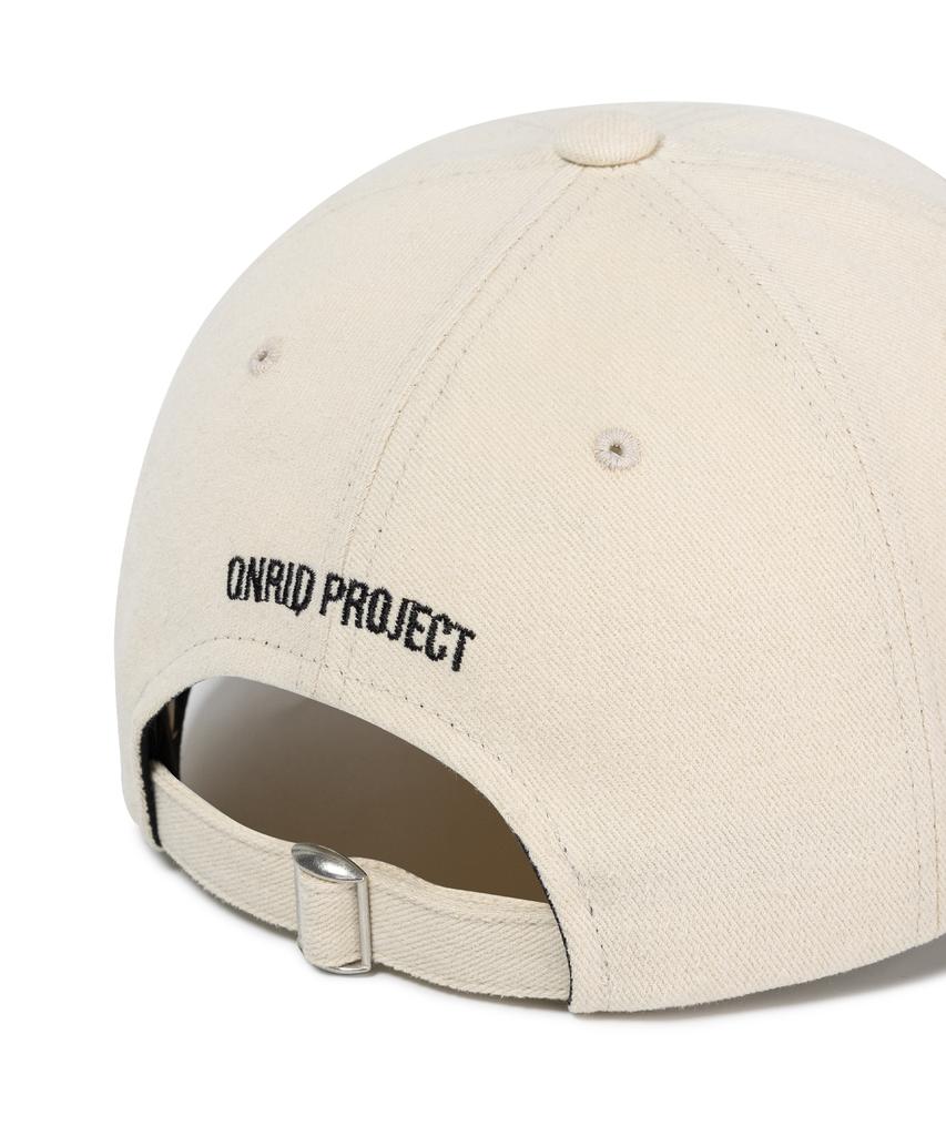 ONRIDPROJECT Big Symbol Ball Cap - Cream