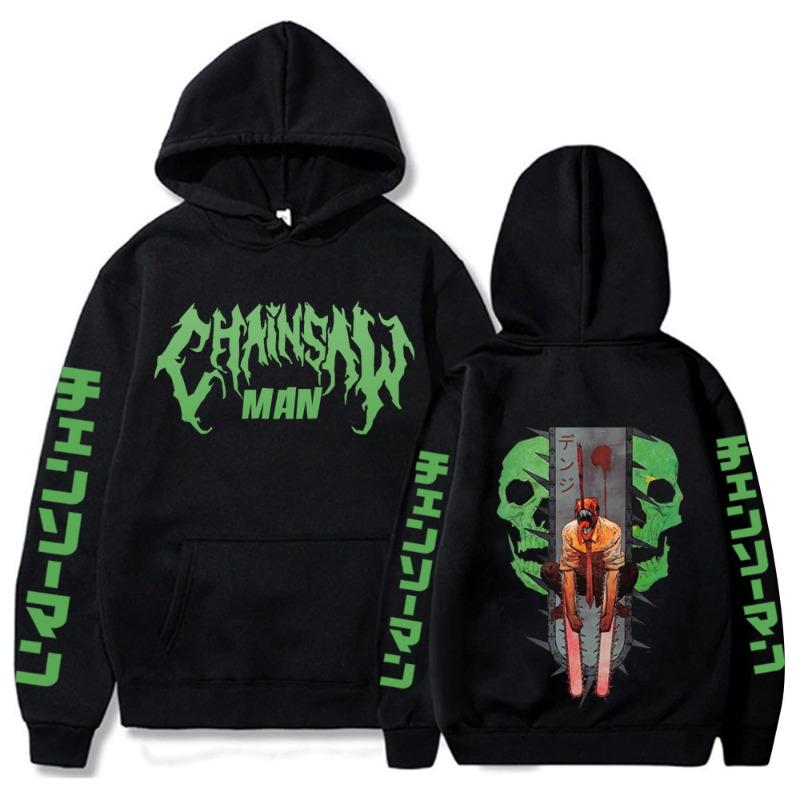 Denji Chainsaw Man Japanese Animation Men's Hoodie Sweatshirt Men Womnen Fashion Design Pullover Men's Fleece Hoodies