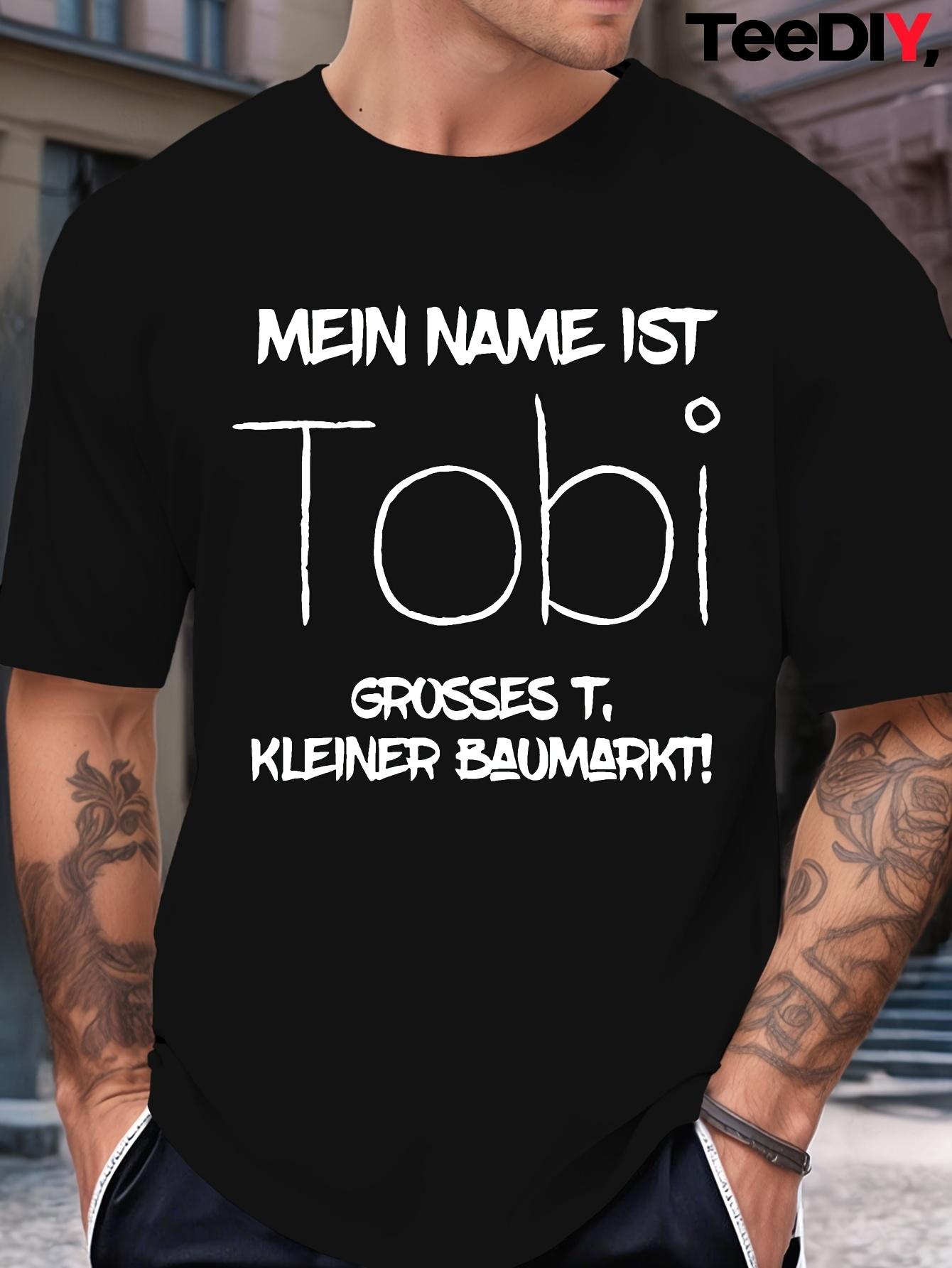 T-Shirt y2k German Language T Red S