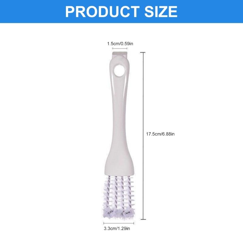 Ergonomic Professional Cage Maintenance Tool Double Side Scrubbing Head Reaches Tight Corners Stubborn Residues Remover