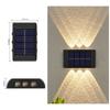Lamp Solar Wall Outdoor Luminous Lighting Garden Fence Decoration Sunlight Light