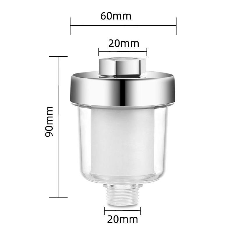 Universal Bathroom Shower Pre-Filter with Five-Micron PP Cotton Element