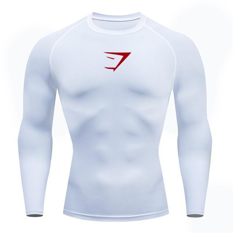 Nuova Maglietta Sportiva a Compressione Asciugatura Rapida da Uomo - Top Fitness a Manica Corta/Lunga per il 2026.