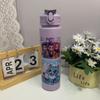 Ragazza Cacciatrice di Streghe Gruppo Musicale Tazza Media Carino Motivo Tazza con Cannuccia Tazza d'Acqua Studente Cinturino a Molla Cartoon Sport Fitness Tazza