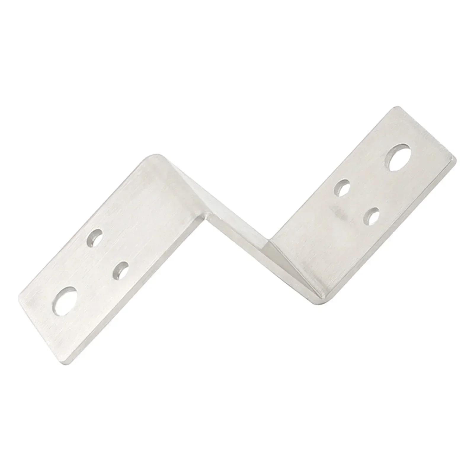 Угловые кронштейны Соединительные элементы Z-образные угловые фиксированные крепежи Многофункциональные фиксированные кронштейны из нержавеющей стали Соединительная фурнитура