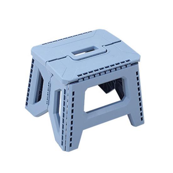 Plastic Folding Stool with Portable Handle Hold 400Lbs Lightweight Heavy Duty Outdoor