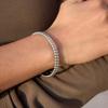 Yori Fashion Smooth Minimalist Open Bracelet Bangle Stainless Steel Rust Proof Office Ladies Chic Jewelry New Gift