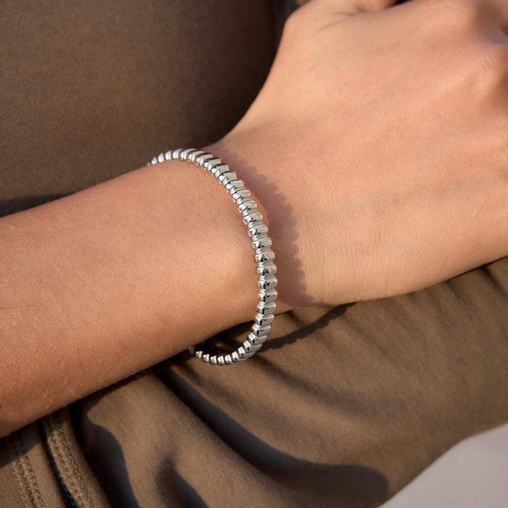 Yori Fashion Smooth Minimalist Open Bracelet Bangle Stainless Steel Rust Proof Office Ladies Chic Jewelry New Gift