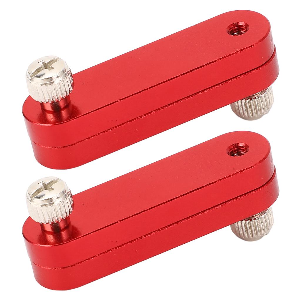 2PCS Ruler Positioning Block Aluminum Alloy Adjutsable Ruler Positioning Limit Block