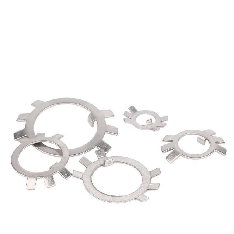 65MN Manganese 304 Stainless Steel Six-Claw Anti-Loosening Lock Nut Washer