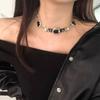 Štýlový pikantný kožený zvončekový choker náhrdelník – Unikátny menšinový dizajn