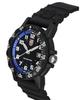 Luminox Leatherback SEA Turtle Giant Polyurethane Strap Black And Blue Dial Swiss Quartz XS.0324 100M Men's Watch