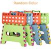 Folding Stool Lightweight Durable Plastic Stool With Handle For Adults Children Home Spacing Saving Outdoor Folding Step Stool