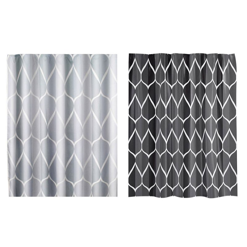 Shower Curtain Thickened Polyester Bath Curtain Bathroom Curtains