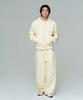 ERA Unisex Era Wide Jogger Sweatpants - Lemon Cream