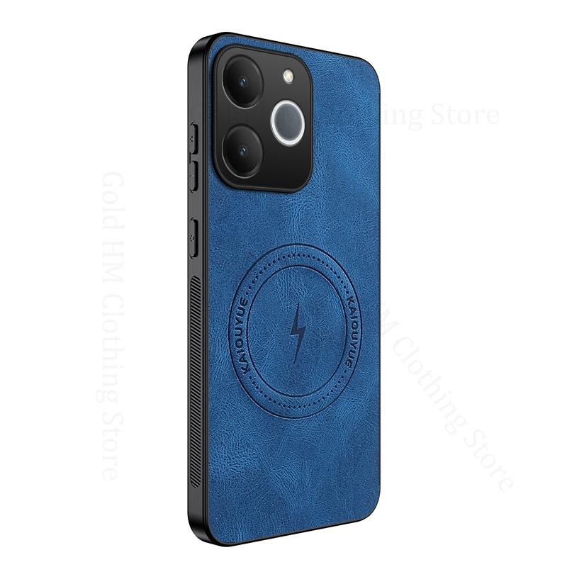Skin Feel Leather Soft Silicone Shockproof Case For OPPO Realme Note 70T For Magsafe Wireless Charging Cover For Realme Narzo 80 Lite 4G Phone Cover