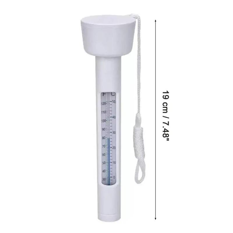 Waterproof Solar Floating Pool Thermometer Swimming Pool Spa Hot Tub Bat Temperature Tester Swimming Pool Buoy Temperature