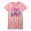 Saved by the Bell Faded Logo Women's T Shirt