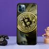 Custodia in Silicone Bitcoin per iPhone 13 Mini 11 14 12 Pro Max 7 8 Plus X XR XS Max SE 2020 Guscio per Telefono