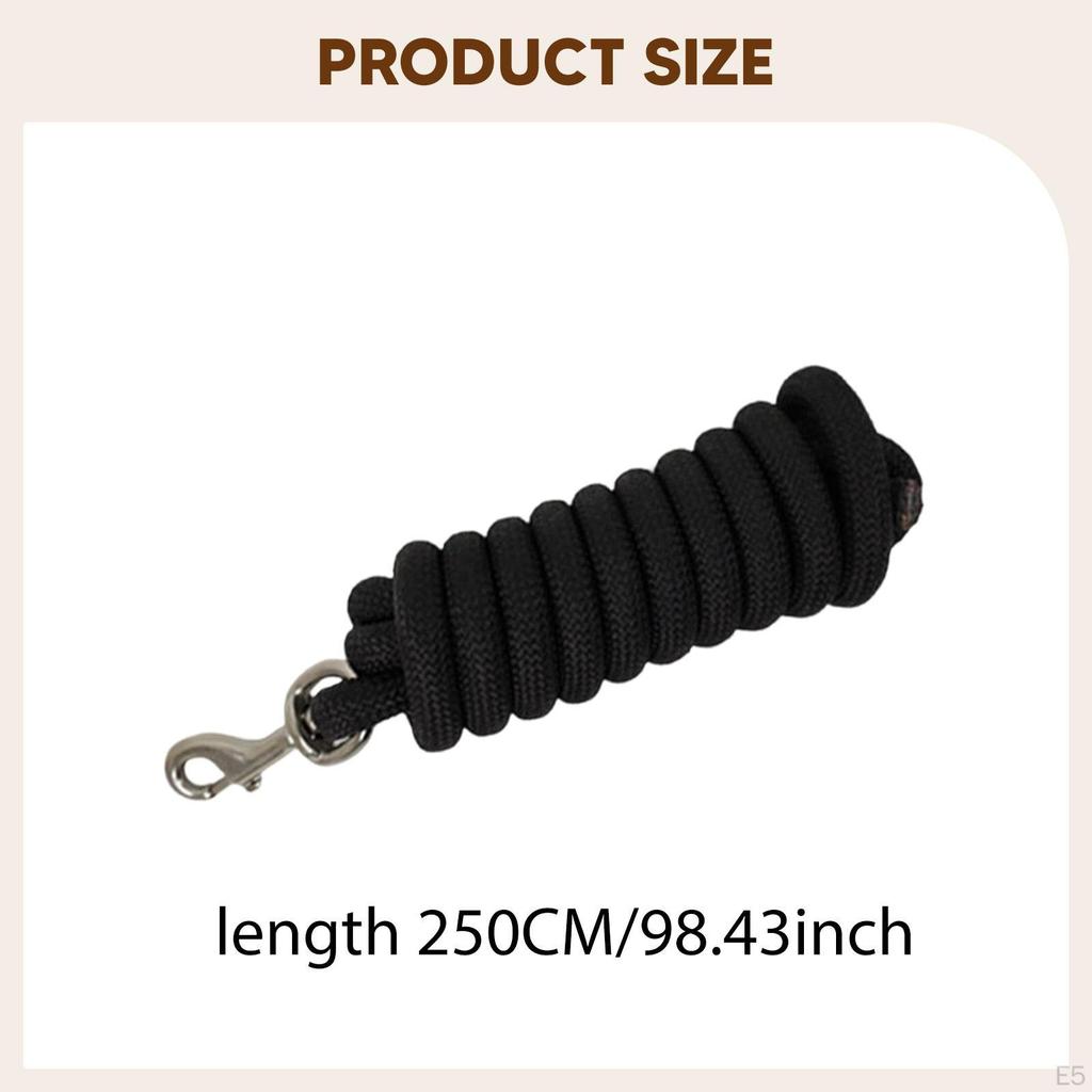Rope for Horses, Lunge Line, Long, Fastener Halters, Performance Farm Animals