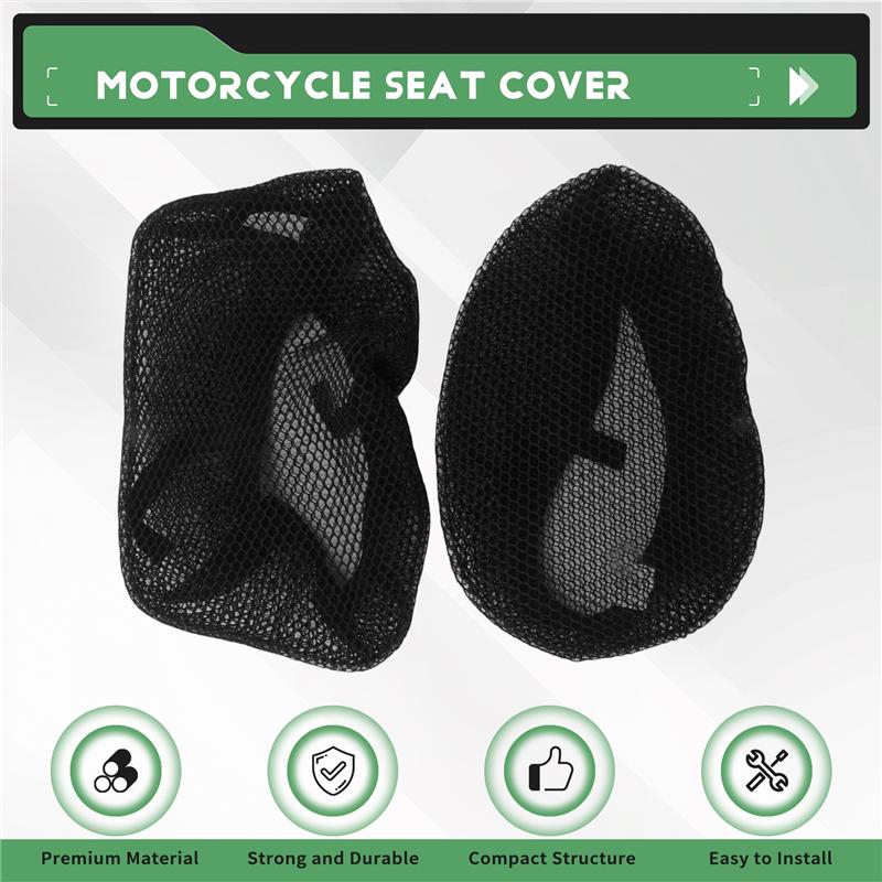 AU63-For Benelli TRK702 TRK702X TRK 702X 702 X Breathable Mesh Seat Cushion Cover Sun Protection Motorcycle Accessories