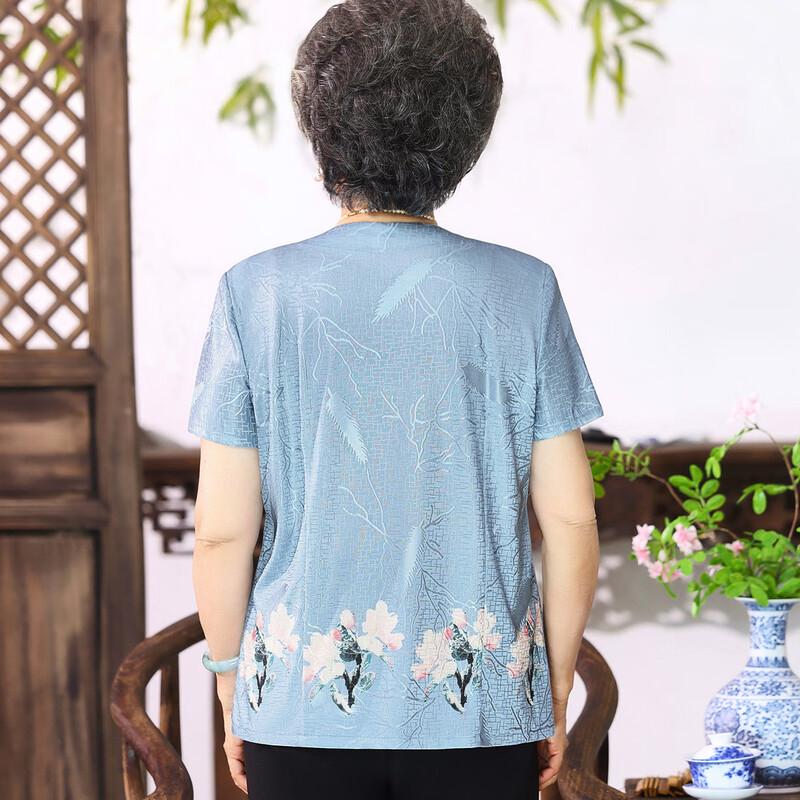 Datang Madam Elderly Women's Spring/Summer Shirt Set
