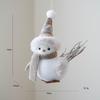Knitted Hat Scarf Xmas Cute Bird Ornaments Lifelike Handmade Christmas Tree Decor Soft Novelty Winter Bird Pendant Room Decor