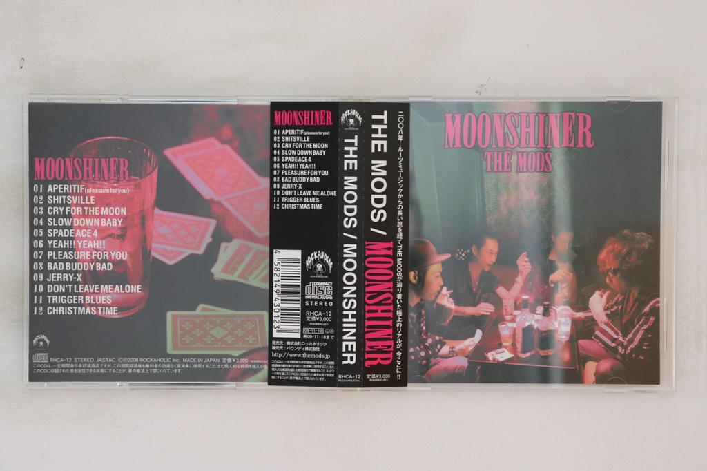 CD MODS - Moonshiner RHCA12 Rockaholic Reco 2008 Japan Obi Japanese Pop/Rock Used