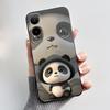 For Cricket Icon 6 Case AT&T Verge (SL219A) Back Cover Luxury Cute Heart Rabbit Funny Black Soft Silicone Protective Phone Case