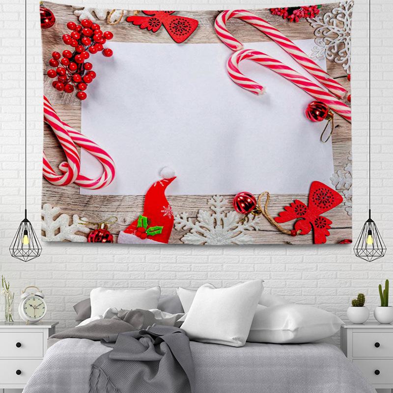 Hängende Wandteppiche aus Stoff im weihnachtlichen Stil