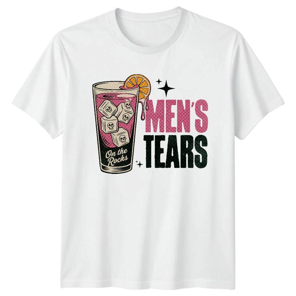 Unisexs Tears On The Rocks Sarcastic Humor Graphic Unisexs Unisexs Tee Unisex Top S