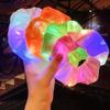 10 STKS Glow in the Dark LED Haar Scrunchies Satijnen Paardenstaart voor Meisjes Nachtfeest Festival Rave Podiumoptreden Haaraccessoires