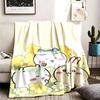 Chiikawa Theme Blanket Suitable For The Sofa Camping And Travel Made Of Soft Flannel Material An Ideal Gift For Occasions Such As Birthday
