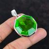 Faceted Green Amethyst Pendant 925 Sterling Silver Pendant Handmade Pendant Unique Design Jewelry Awesome Gemstone Pendant Gifts for Women