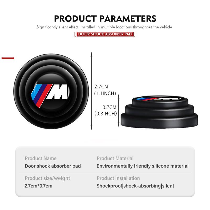 4/8/12pcs Car Door Shock Absorber Spacer Anti-collision Protection For BMW 1 3 5 7 Series M F01 F20 F10 F13 E52 E53 E60 E93 IJ1