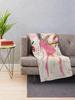 Beabadoobee - beatopia Throw Blanket Dorm Room Essentials Plaid on the sofa
