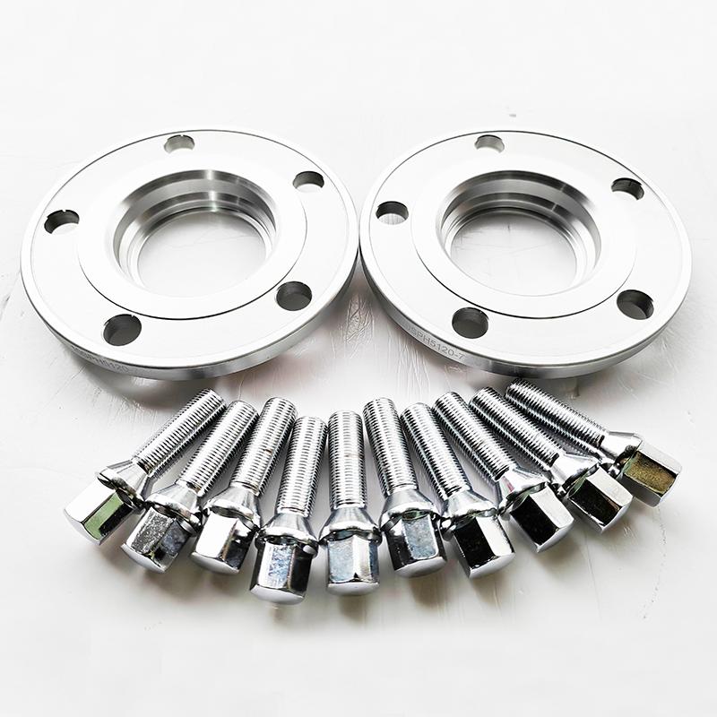 2PCS 10mm/12mm 6061-T6 Hub Centeric For BMW F-Body M1 M3 M6 E36 E38 E60 5x120 C.B 72.6 Wheel Spacer Kit 14x1.25 Bolts Included